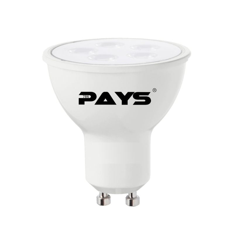10 X GU10 PAYS LED 5W DOWNLIGHTS WARM WHITE