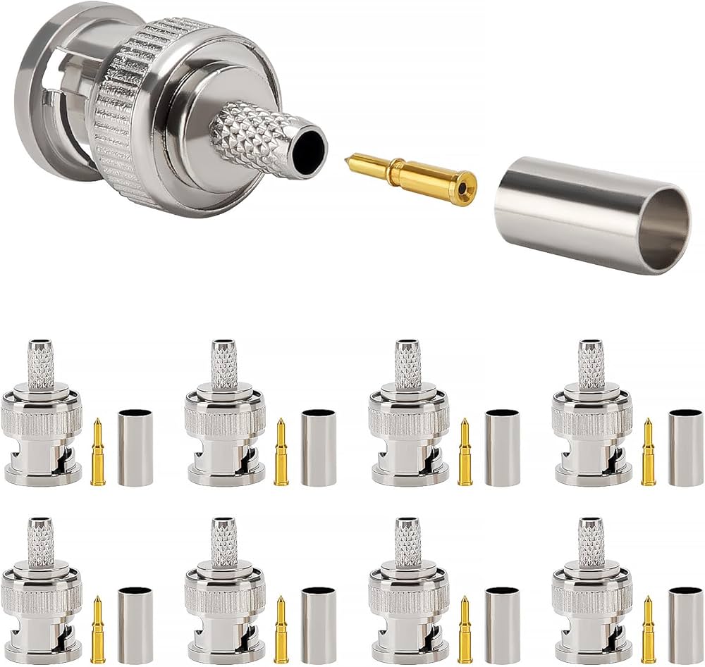 100PCS BNC CRIMP