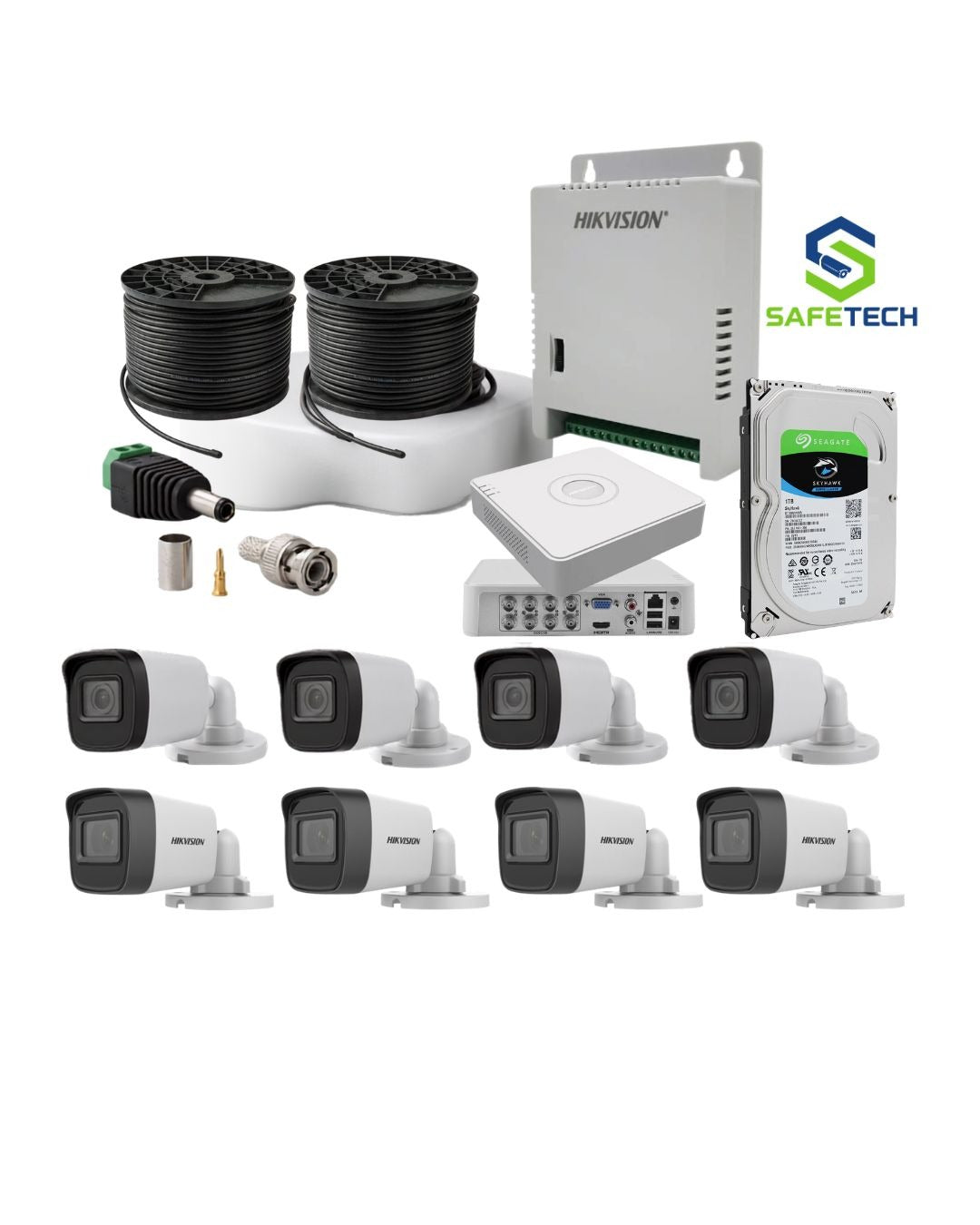 HIKVISION 8CH 1080P BULLET CCTV KIT