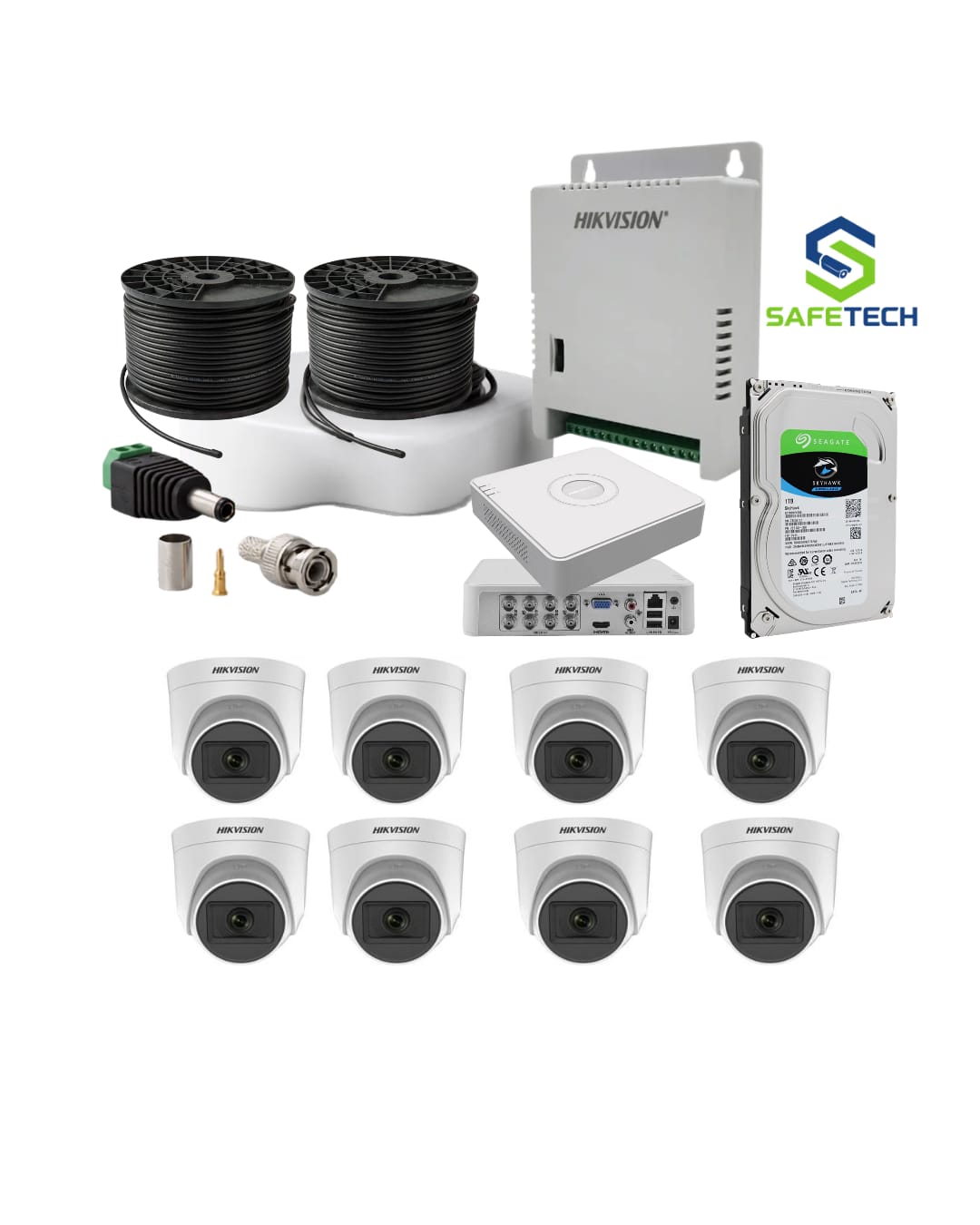 HIKVISION 8CH 1080P DOME CCTV KIT