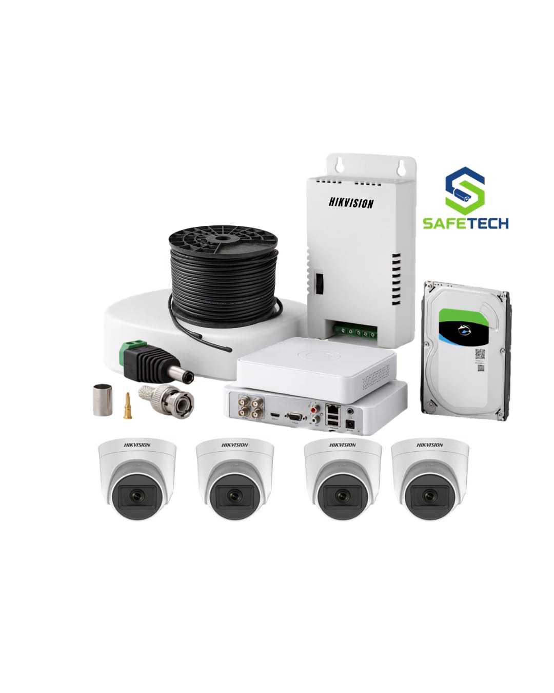 HIKVISION 4CH 1080P DOME CCTV KIT