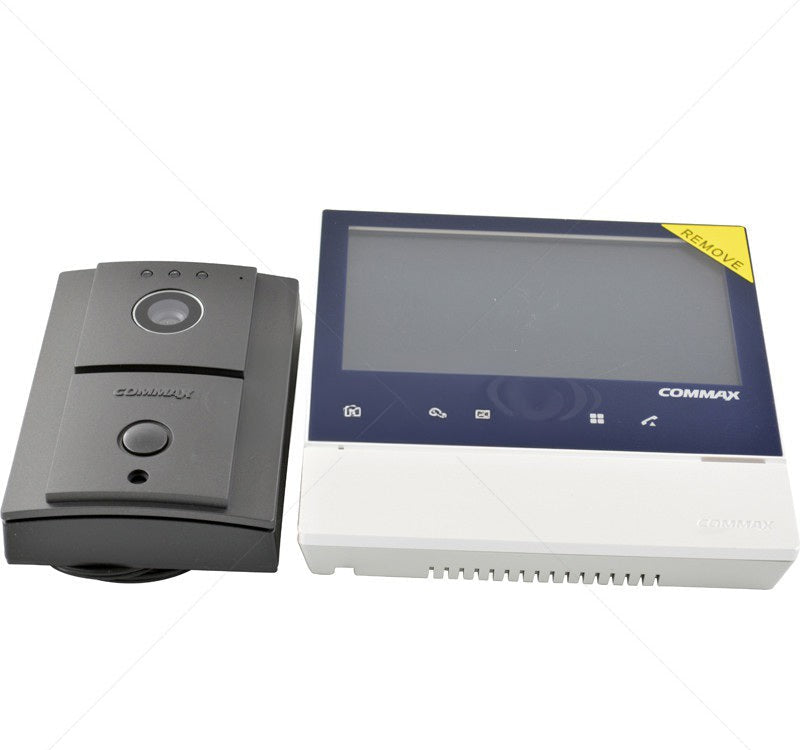COMMAX COL 7" HANDS FREE TOUCH BUTTON VIDEO INTERCOM KIT (CDV-70H/DRC-4L)