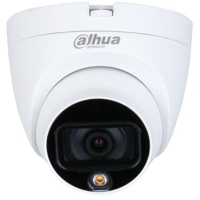 DAHUA 2MP FULL COLOR STARLIGHT DOME CAMERA ((HAC-HDW1209TLQP-A-LED)) 2.8MM