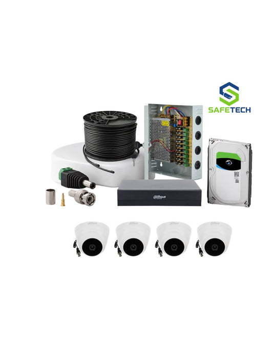 DAHUA 4CH 1080P DOME CCTV KIT