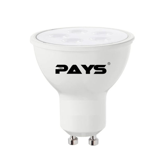 10 X GU10 PAYS  LED 5W  DOWNLIGHTS WARM WHITE