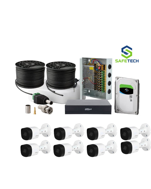 DAHUA 8CH 1080P BULLET CCTV KIT