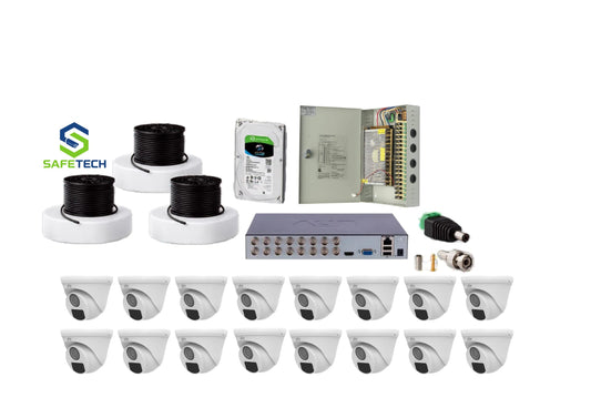 UNV 16CH 1080P DOME CCTV KIT
