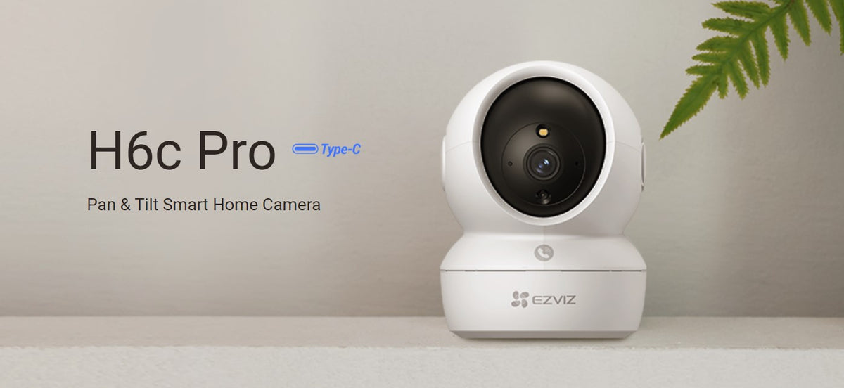 EZVIZ H6C (CS-H6C) INDOOR SMART PAN AND TILT WIFI SECURITY CAMERA