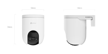 EZVIZ CS-H8C PRO 2K OUTDOOR SMART PAN AND TILT WI-FI SECURITY CAMERA