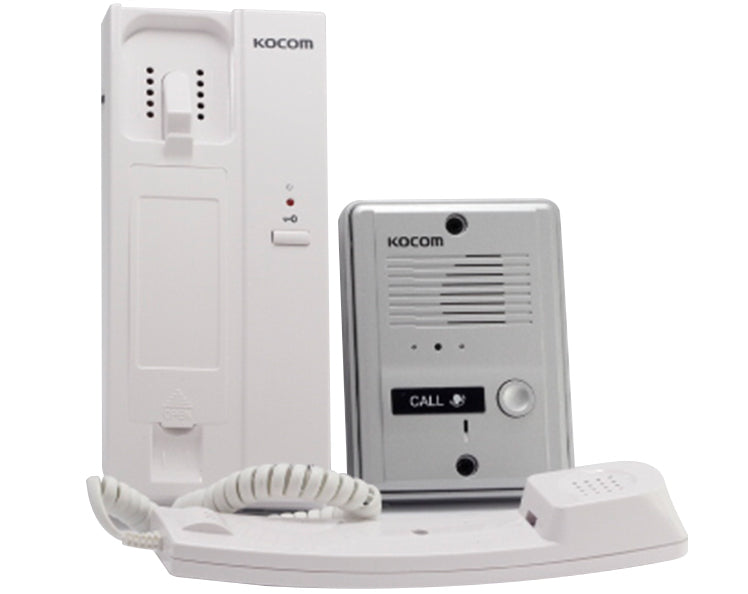 KOCOM 1-1 AUDIO INTERCOM GATE STATION 6/12VDC DUAL VOLTAGE