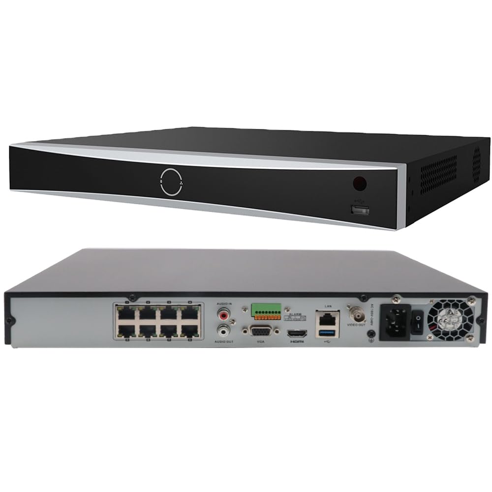 HIKVISION 8CH ACUSENSE 4K NVR WITH POE (DS-7608NXI-K2/8P)