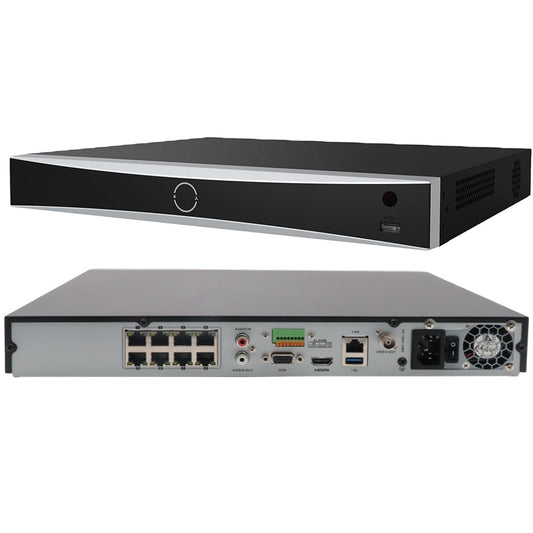 HIKVISION 8CH ACUSENSE 4K NVR WITH POE (DS-7608NXI-K2/8P)
